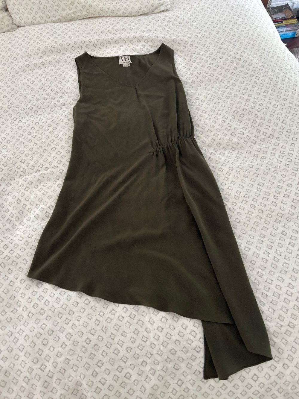 Moss green dress